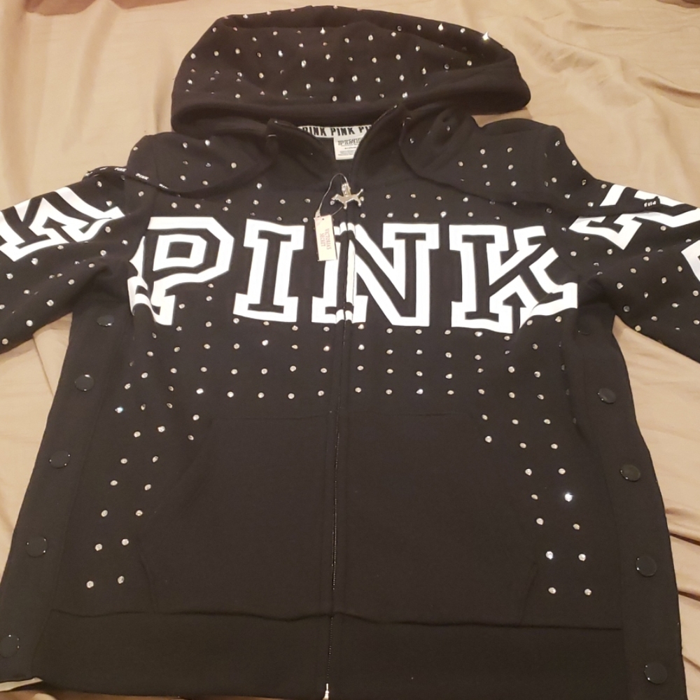 Pink bling sweatshirt